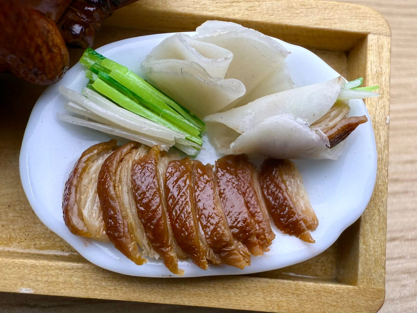 Miniature Peking Duck Meal Set for Dolls