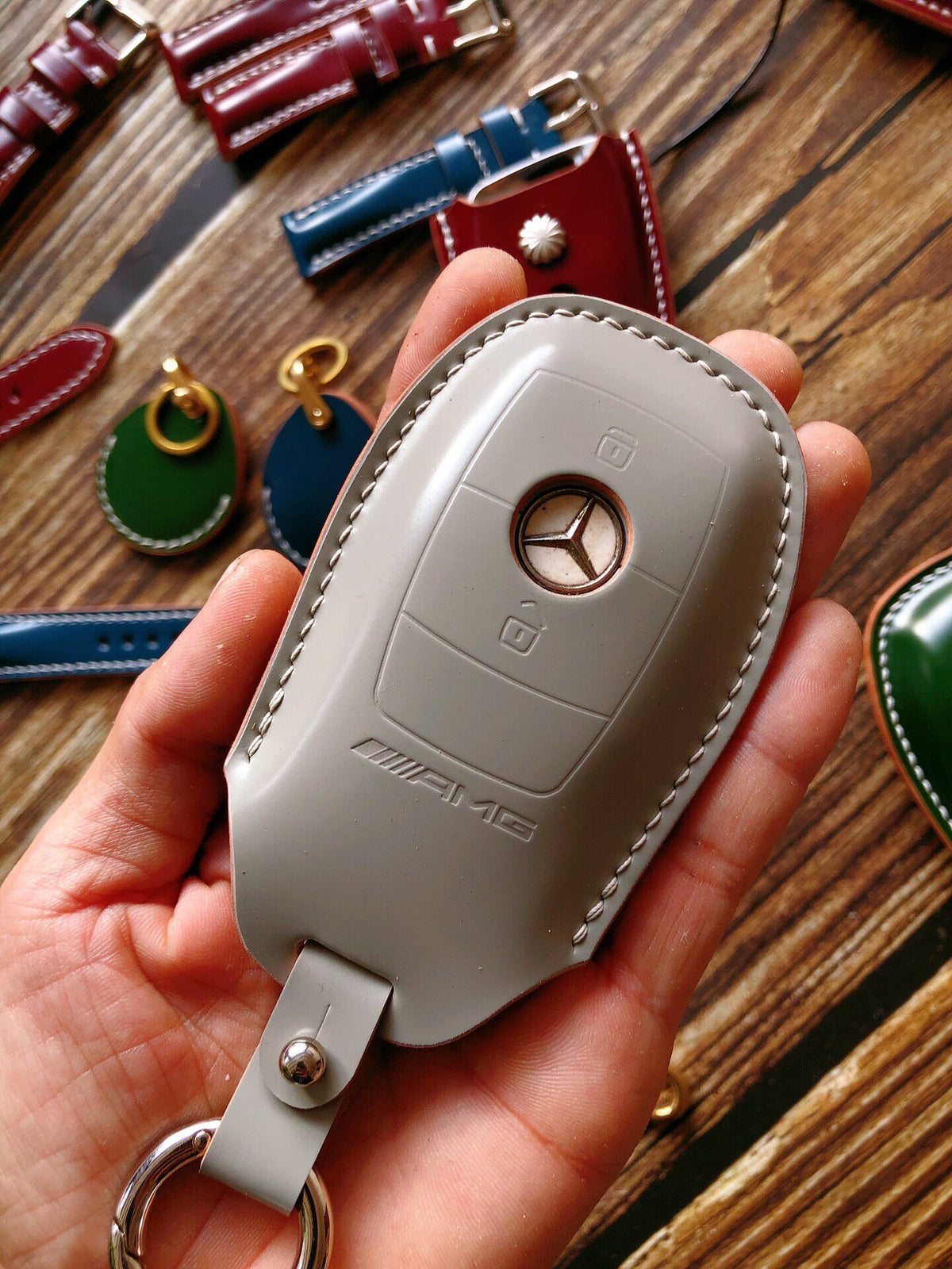 Mercedes AMG Key Case Shinki Horsehide