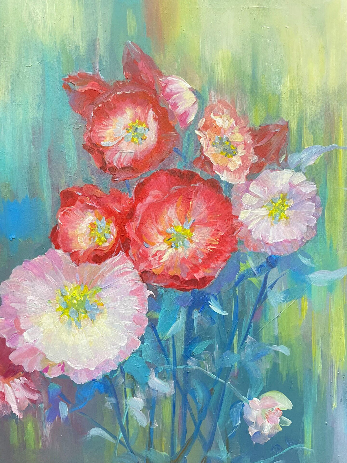 Original Oil Paintings Floral Landscape Series