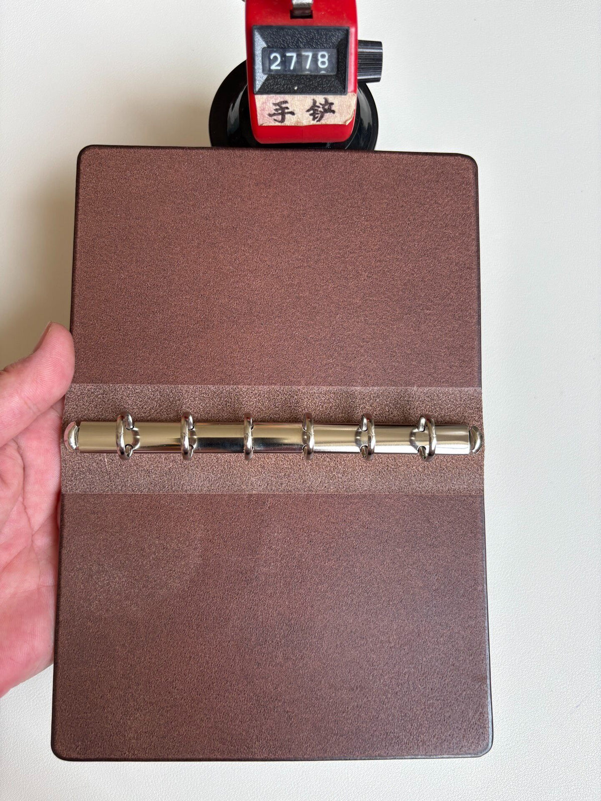 A7 Ring Binder Notebook Buttero Leather
