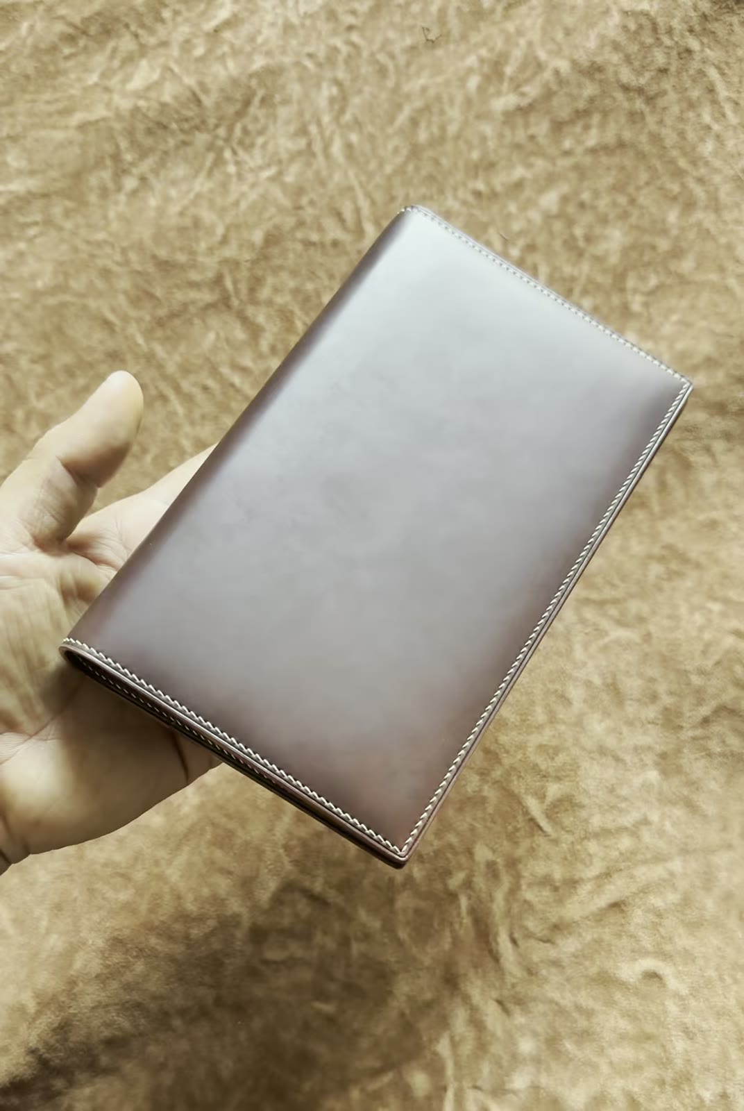 A6 Ringbuch Horween Shell Cordovan Leder