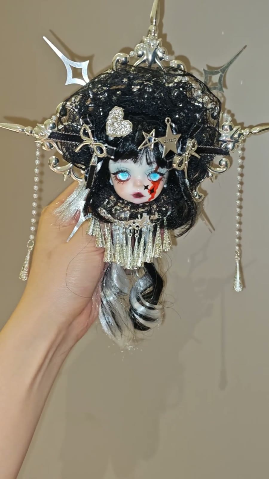 Dark Starry Night Gothic Lolita Doll Figure