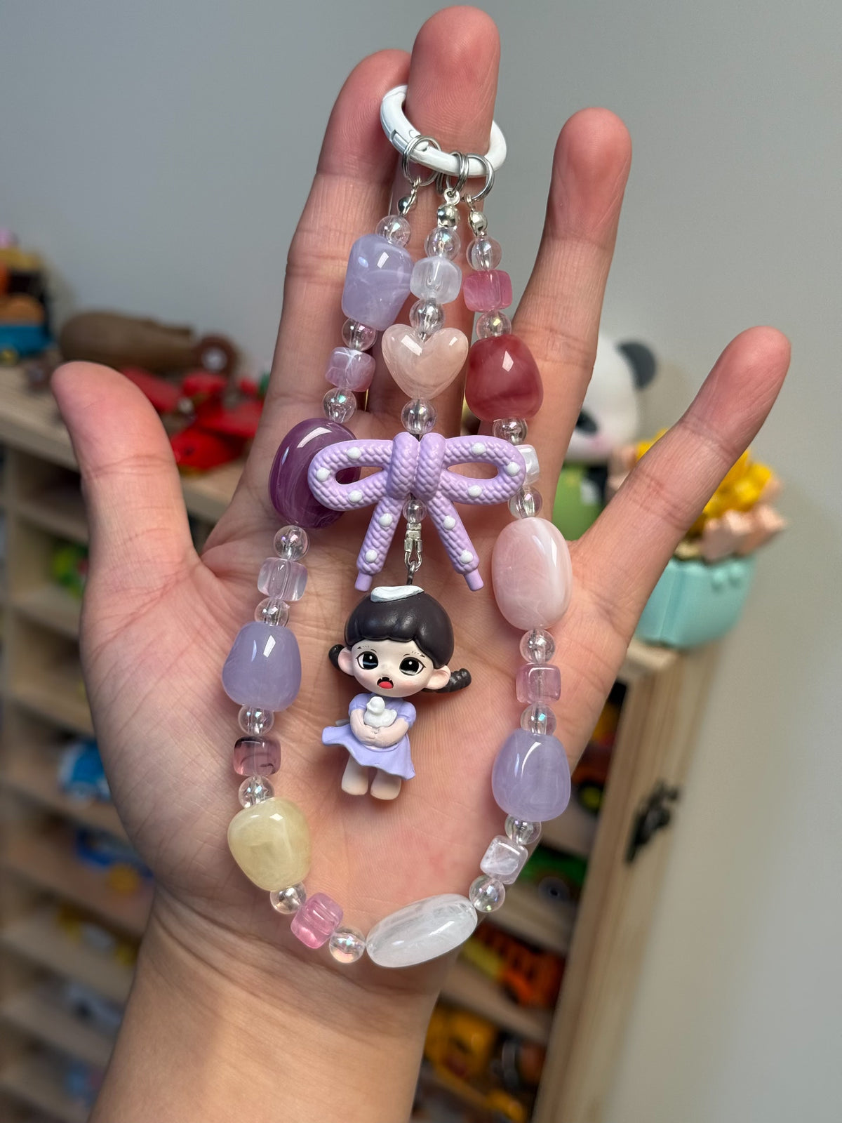 Beaded Zarra Doll Phone Strap Charm