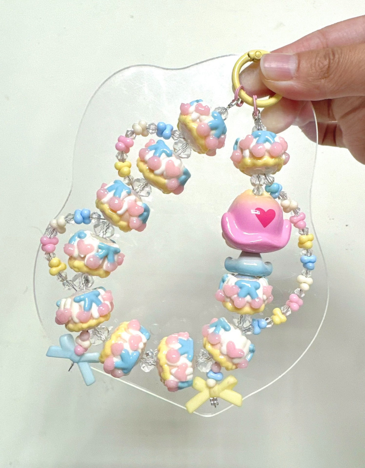 Handmade Cake Bead Phone Charm Strap
