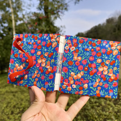 Handmade Watercolor Sketchbook 9cm Square 300gsm Semi-Cotton Paper Exposed Spine Binding