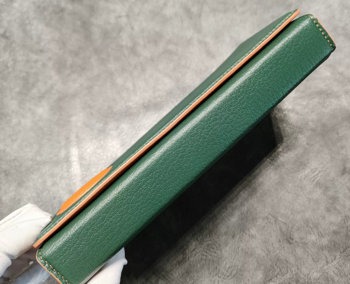 Custodia Rettangolare in Pelle con Chiusura Magnetica