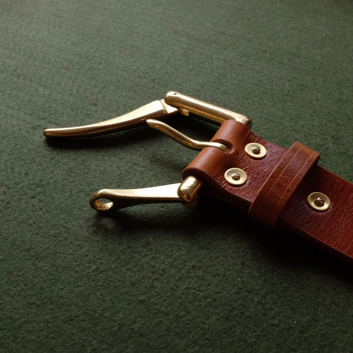 Vegetable Tanned Leather Belt