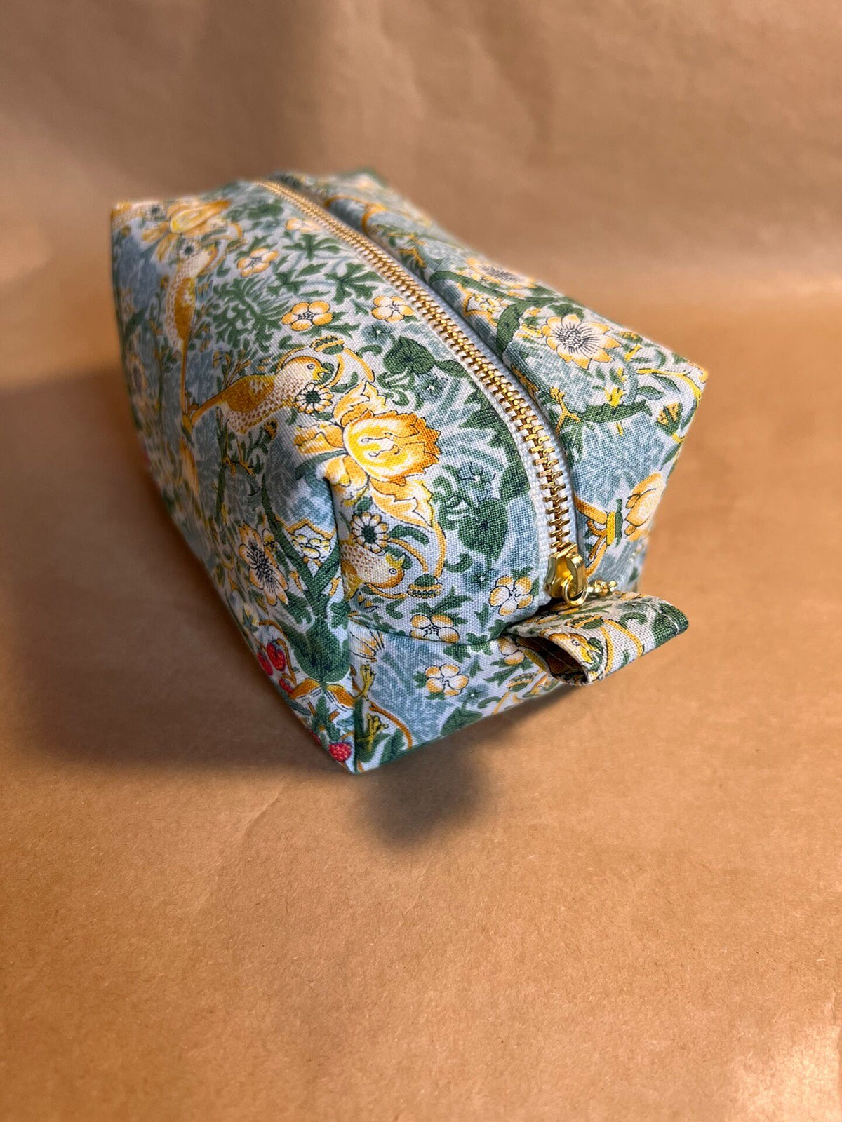Strawberry Thief Pattern Fabric Pouch