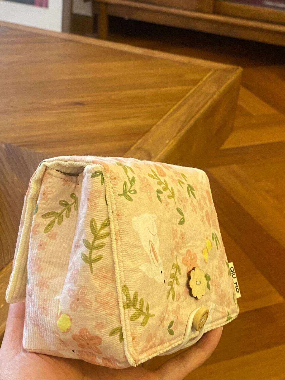 Pink Rabbit Camera Bag Dual Compartment