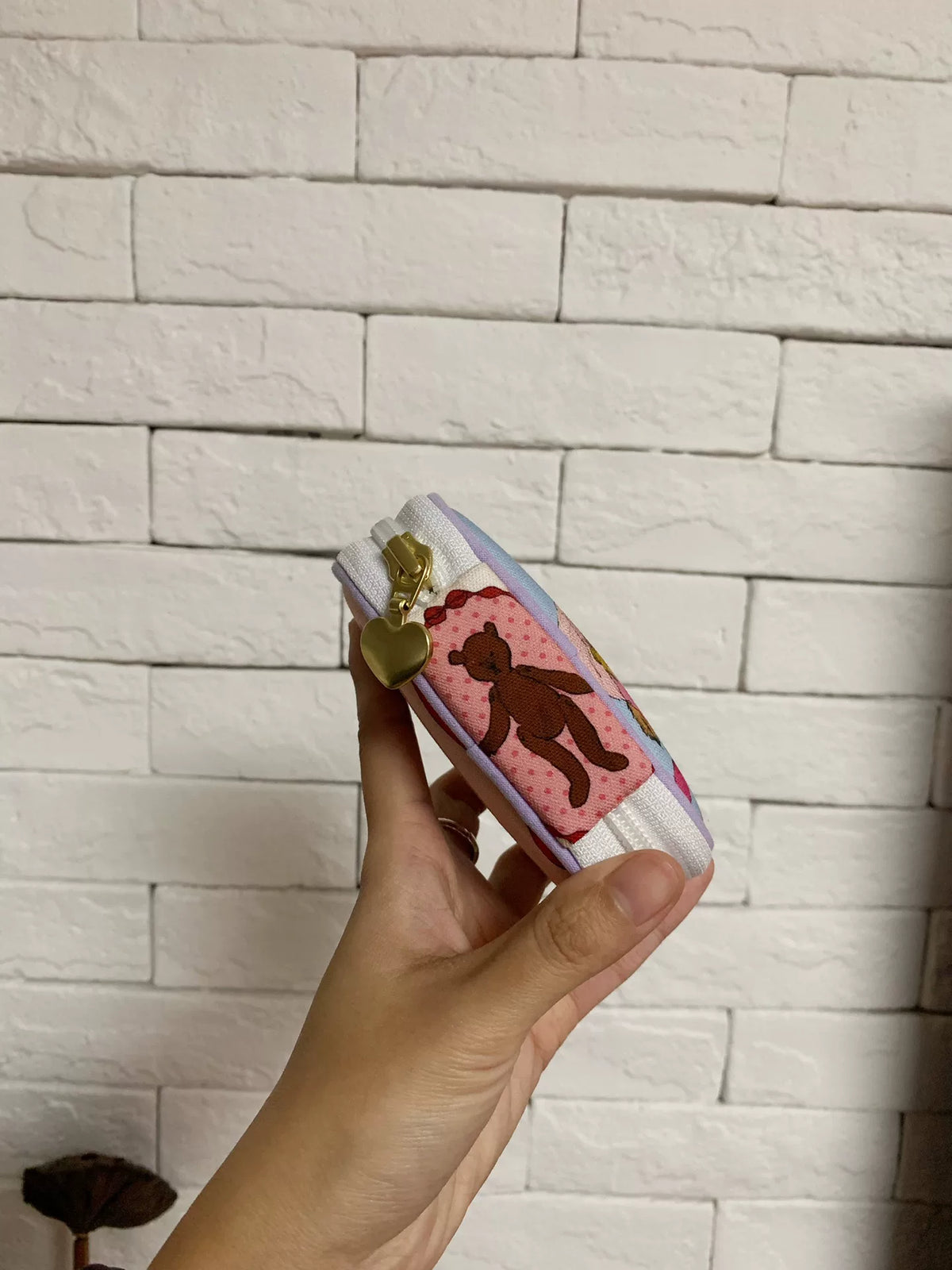 Funda de Oxford con estampado de osito de peluche