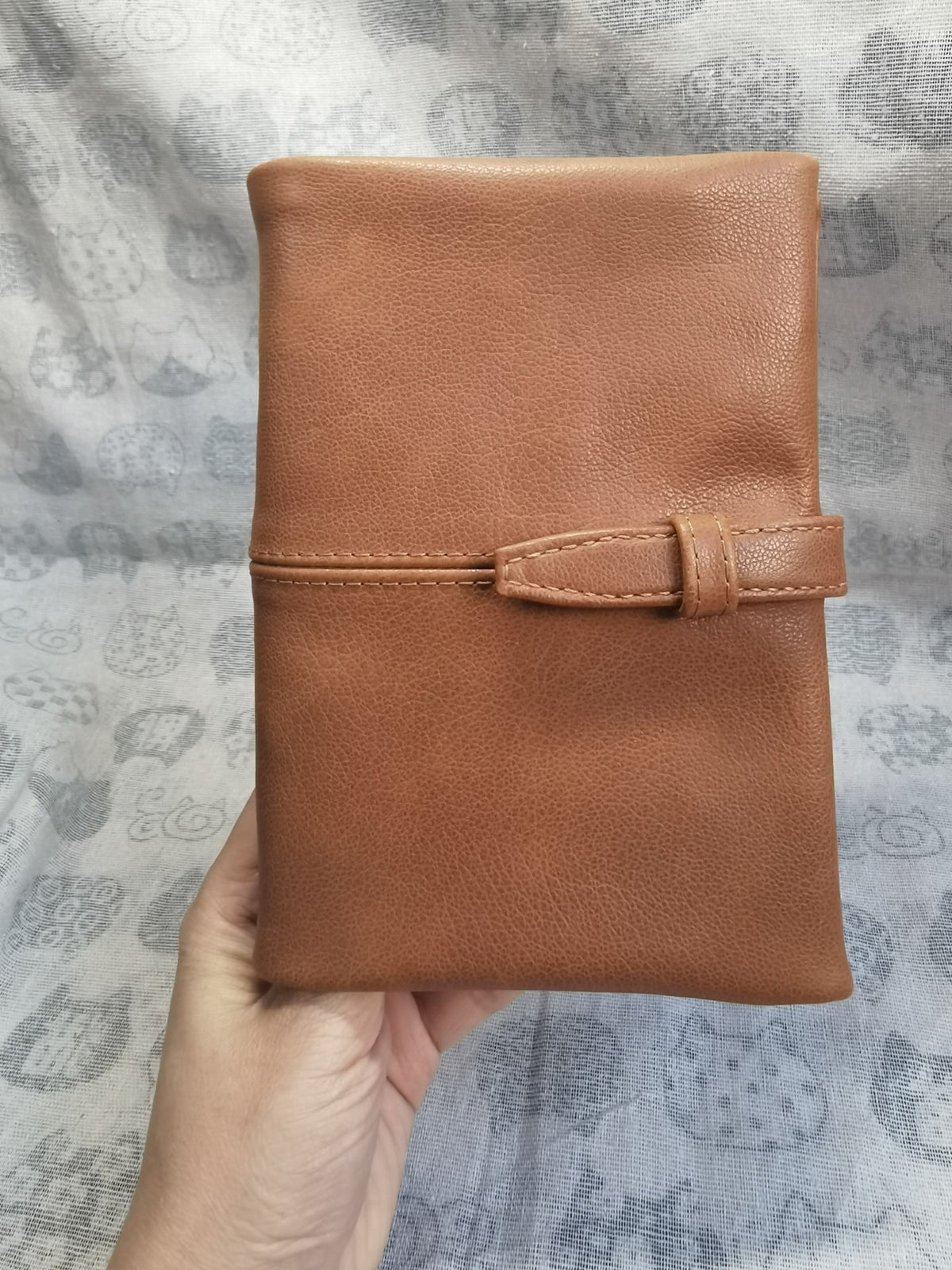 Brown Goat Leather A6 Planner Cover