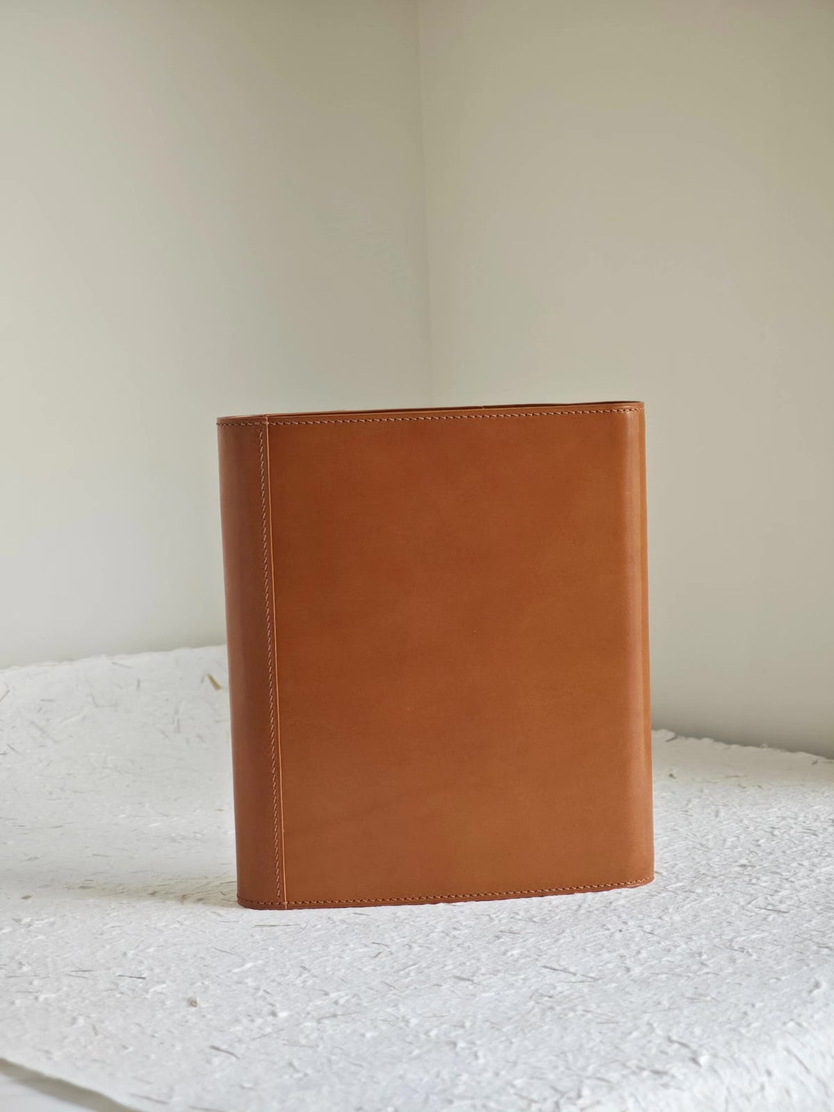 A5 Knox Leather Binder Planner with Snap Closure