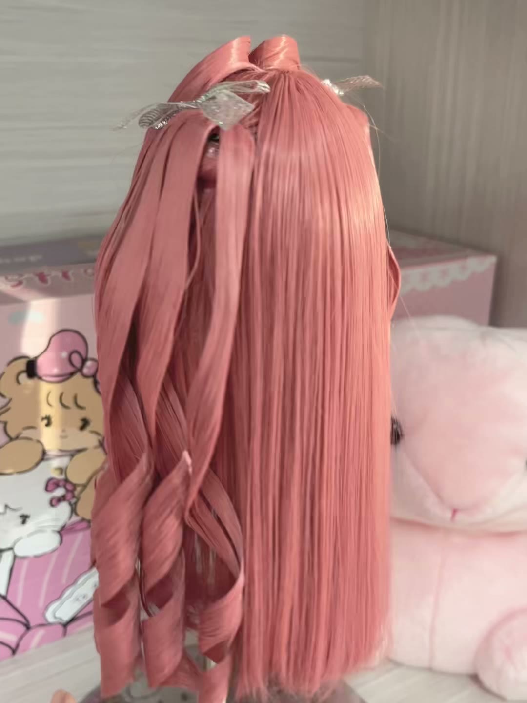 Doll Wig Dusty Rose Anime Style