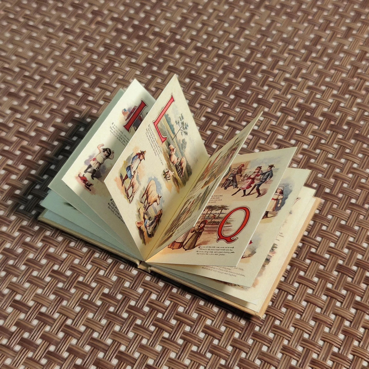 Miniature Prop Book 6 Scale Vintage ABC
