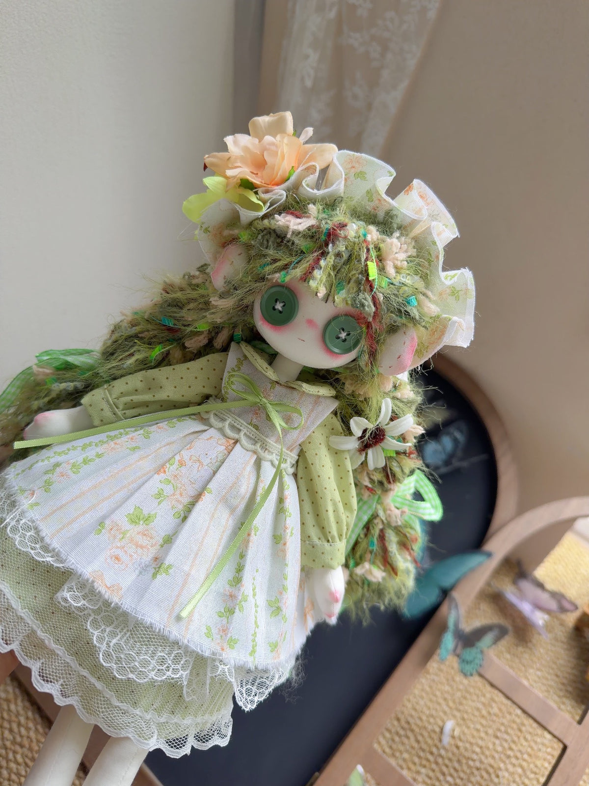 ハンドメイド布製アートドール 30cm