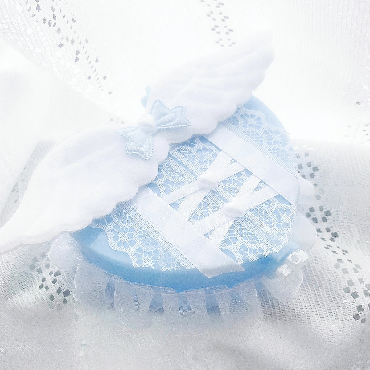 Ballet Lace Angel Wing Jewelry Box Ornament