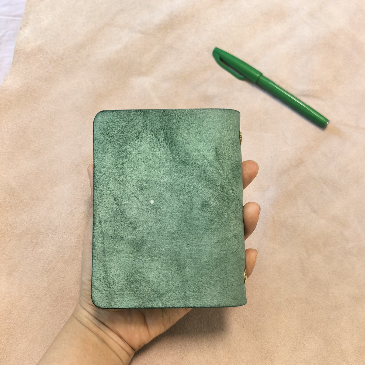 Italian Leather M5 Loose Leaf Notebook 15 Ring