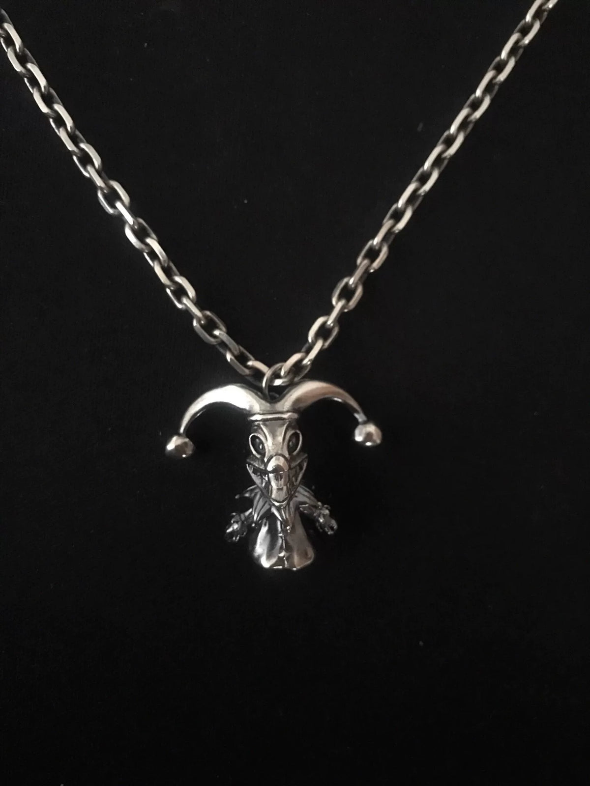 Collar de Bufón en Plata 925 Antiguo