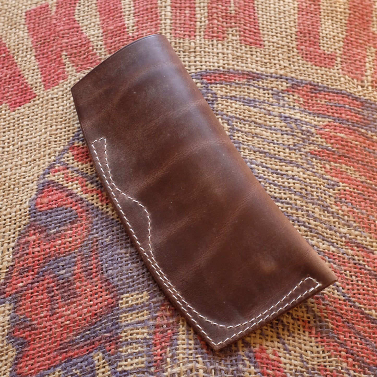 Horween CXL Tea-Core Leather Eyewear Case