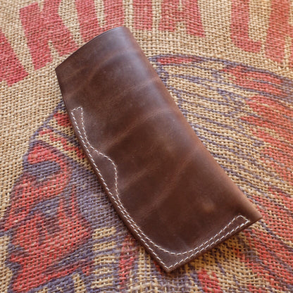 Horween CXL Tea-Core Leather Eyewear Case