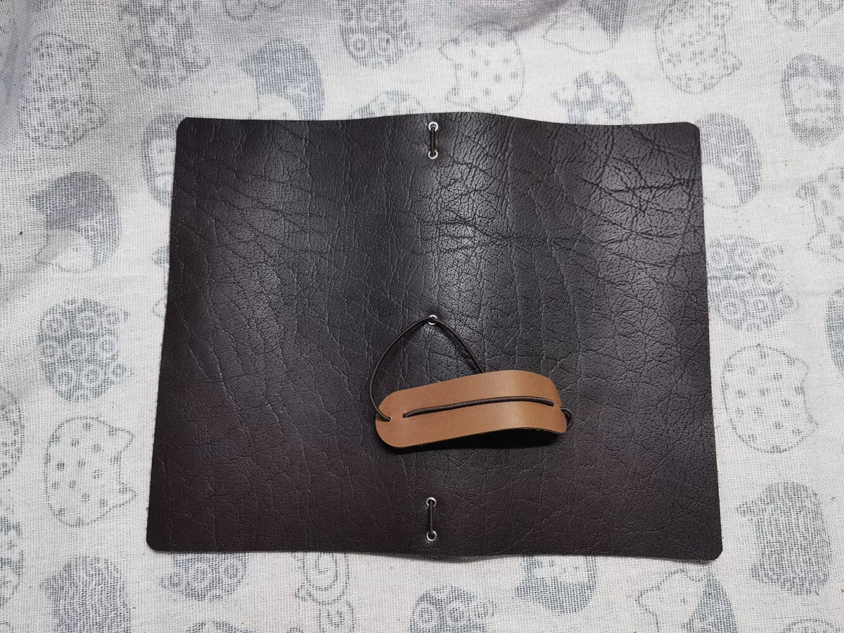 Leren Traveler's Notebookhoes met Elastiek