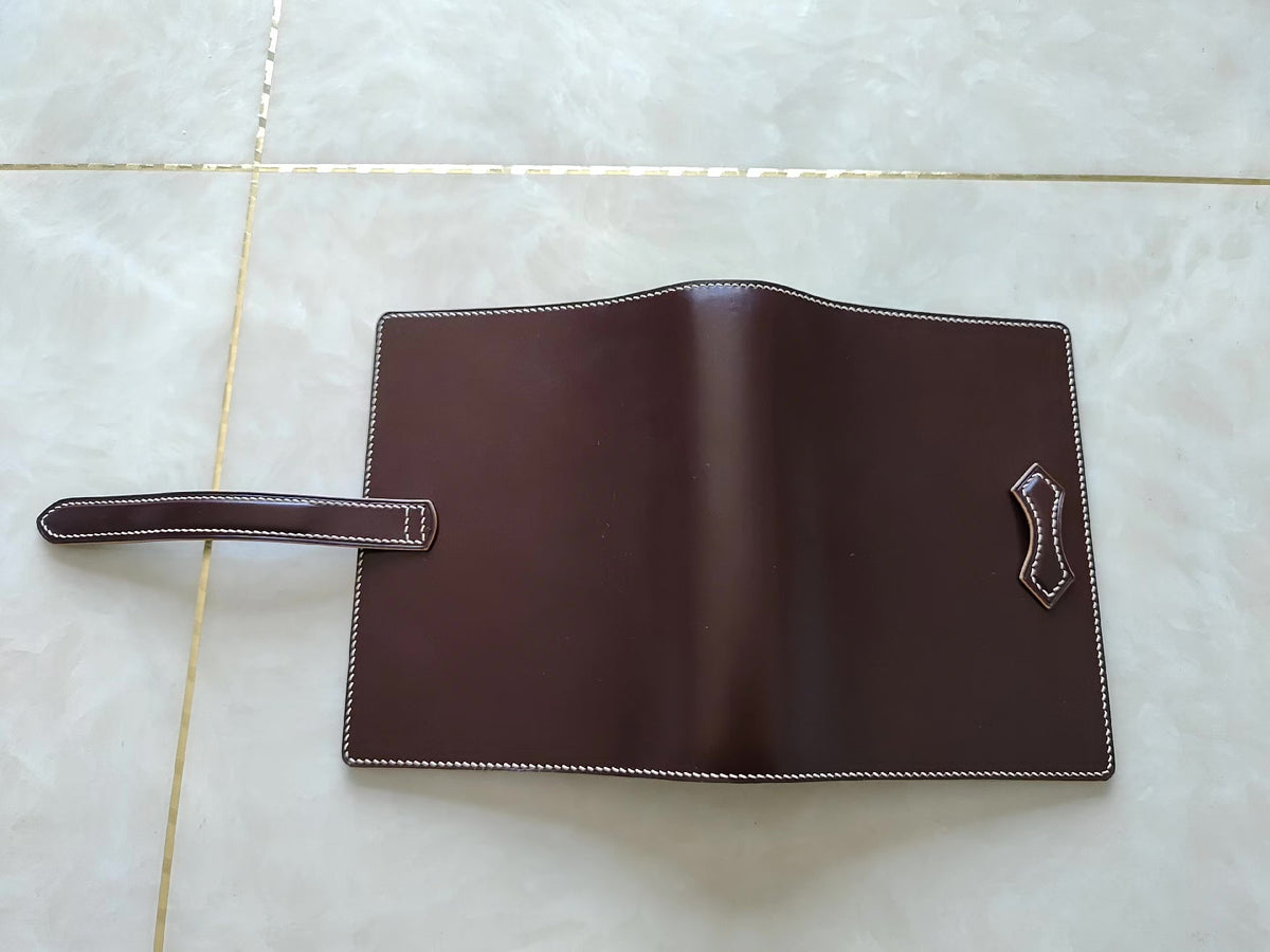 A6 Bridle Leather Loose Leaf Notebook