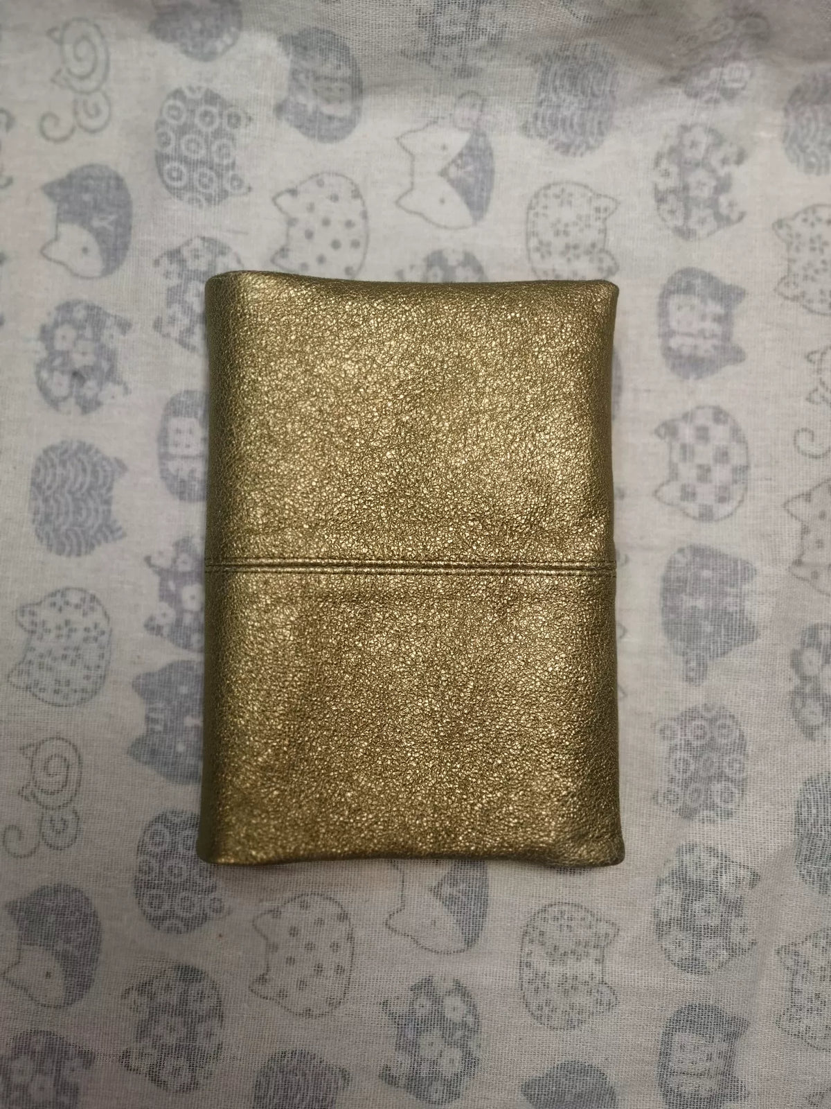 Metallic Goud Schapsleer A6 Ringmaphoes Journal
