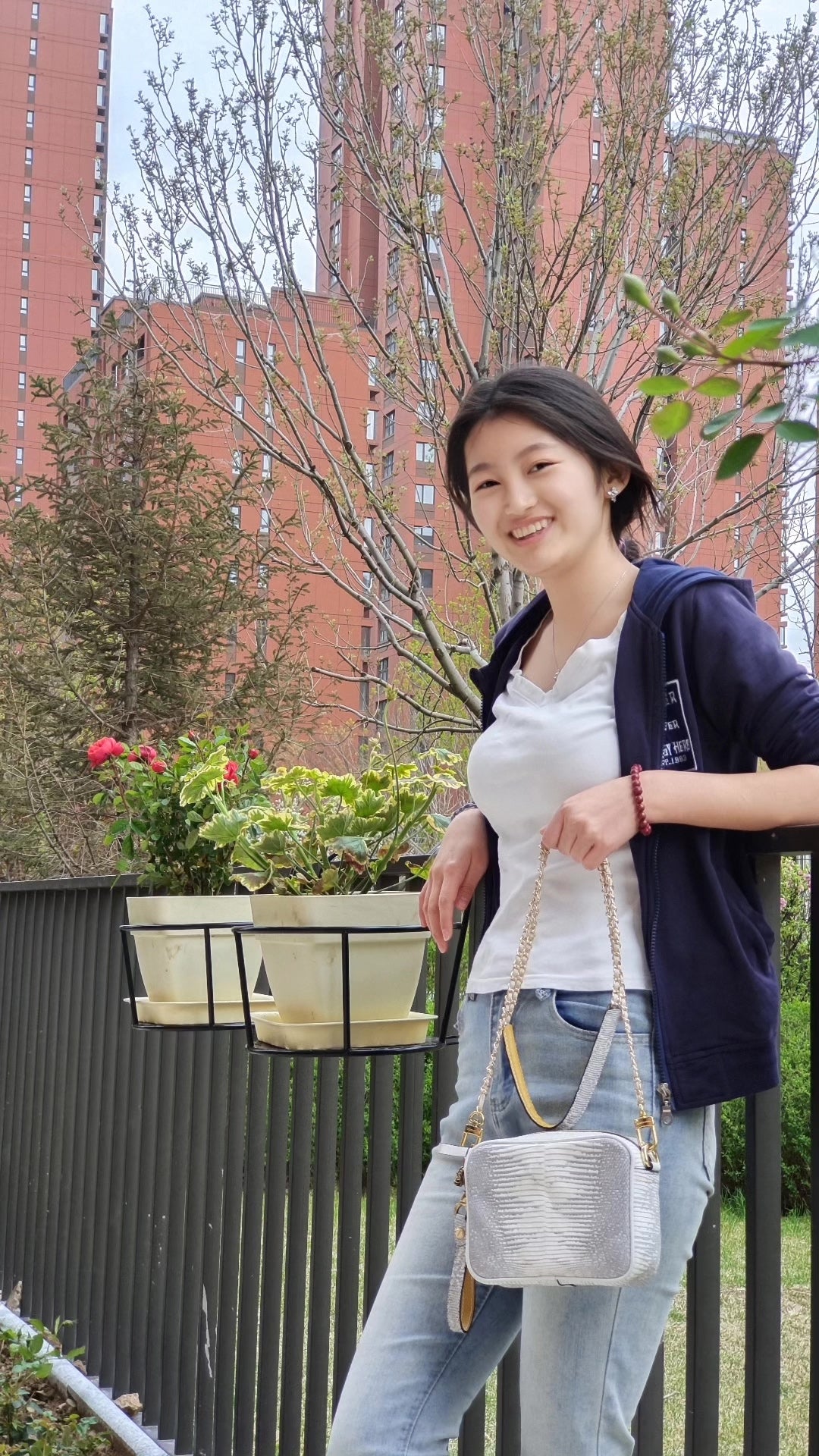 Himalayan-Echsenleder Clutch Schultertasche