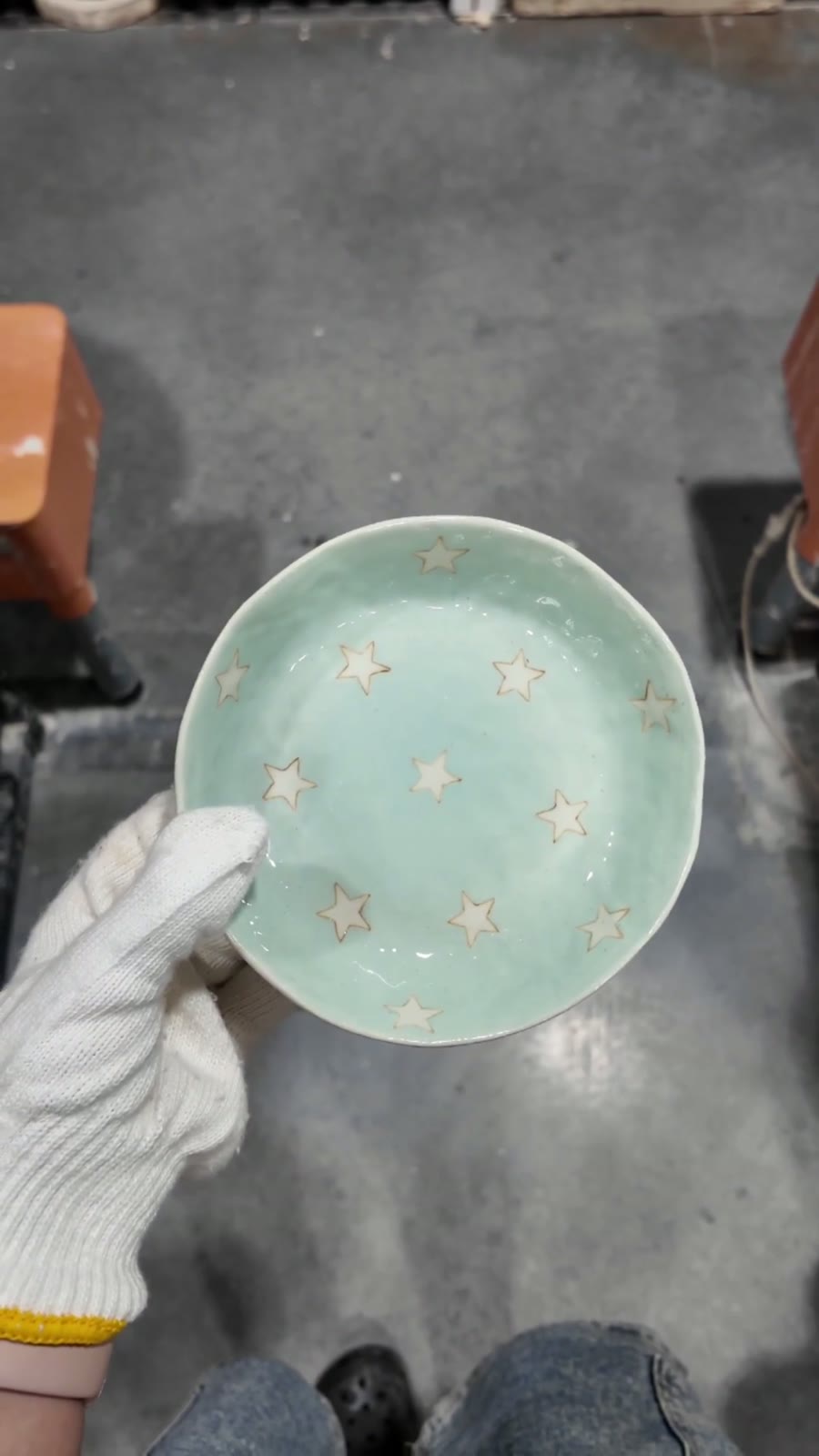 Handcrafted Star Ceramic Dish