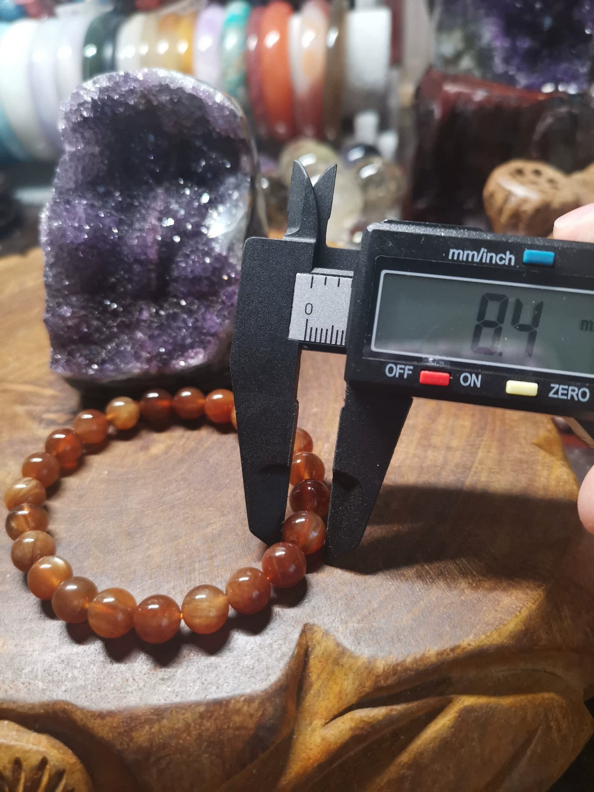 Anderson Feldspar Bracelet 8mm Beads