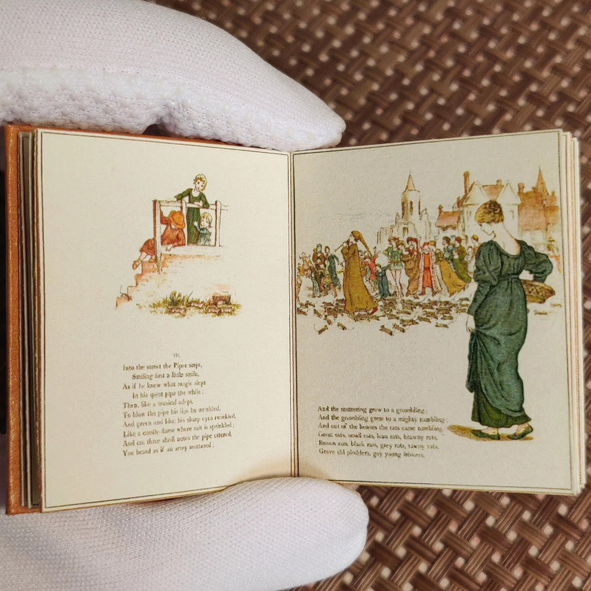 Miniature Book Prop for Dollhouse Photography