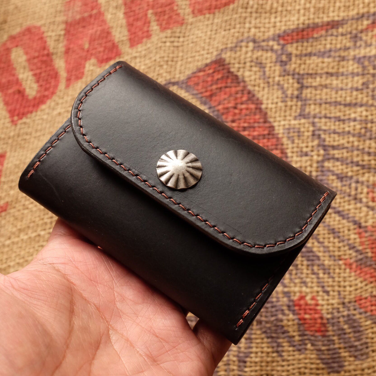 Leather Key Organizer with Five Hooks