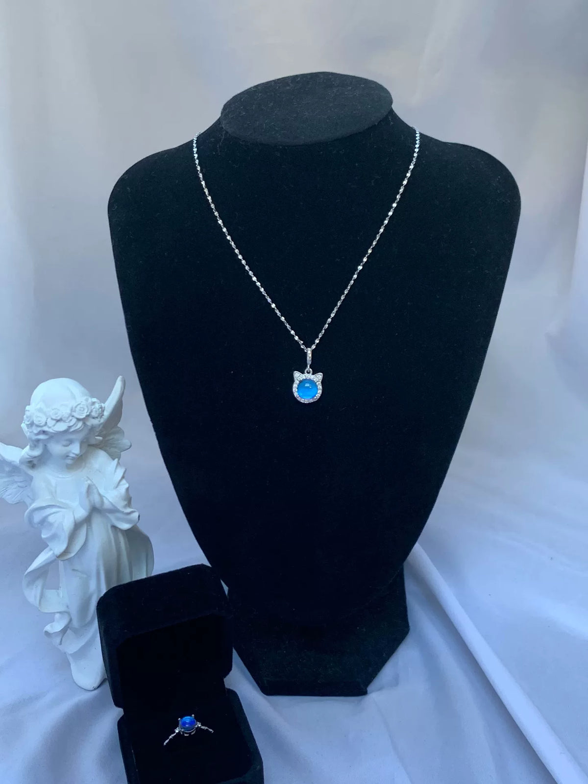 Set Gioielli Farfalla Blue Morpho