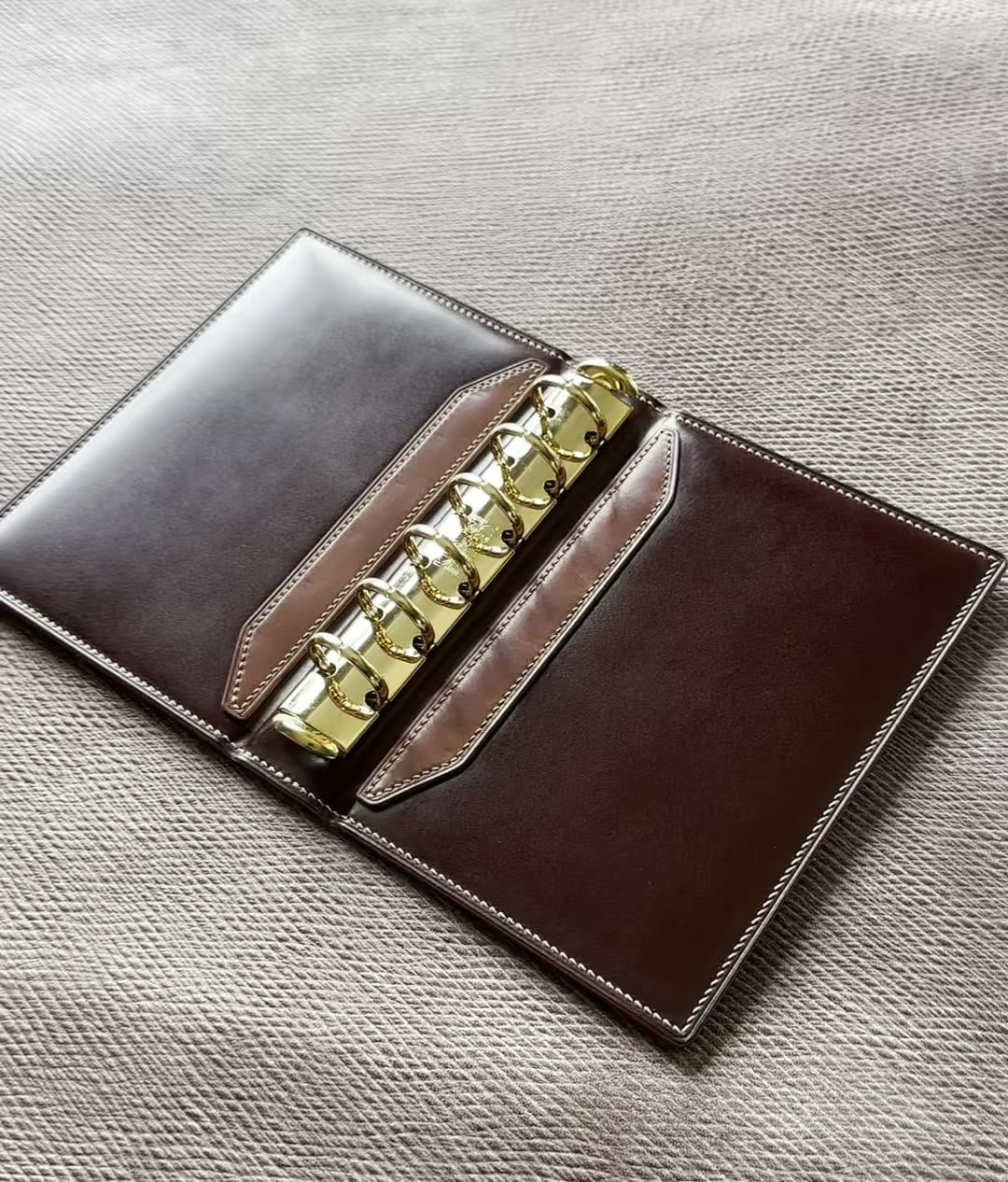 A7 Ring Binder Notebook Cover Horween Shell Cordovan