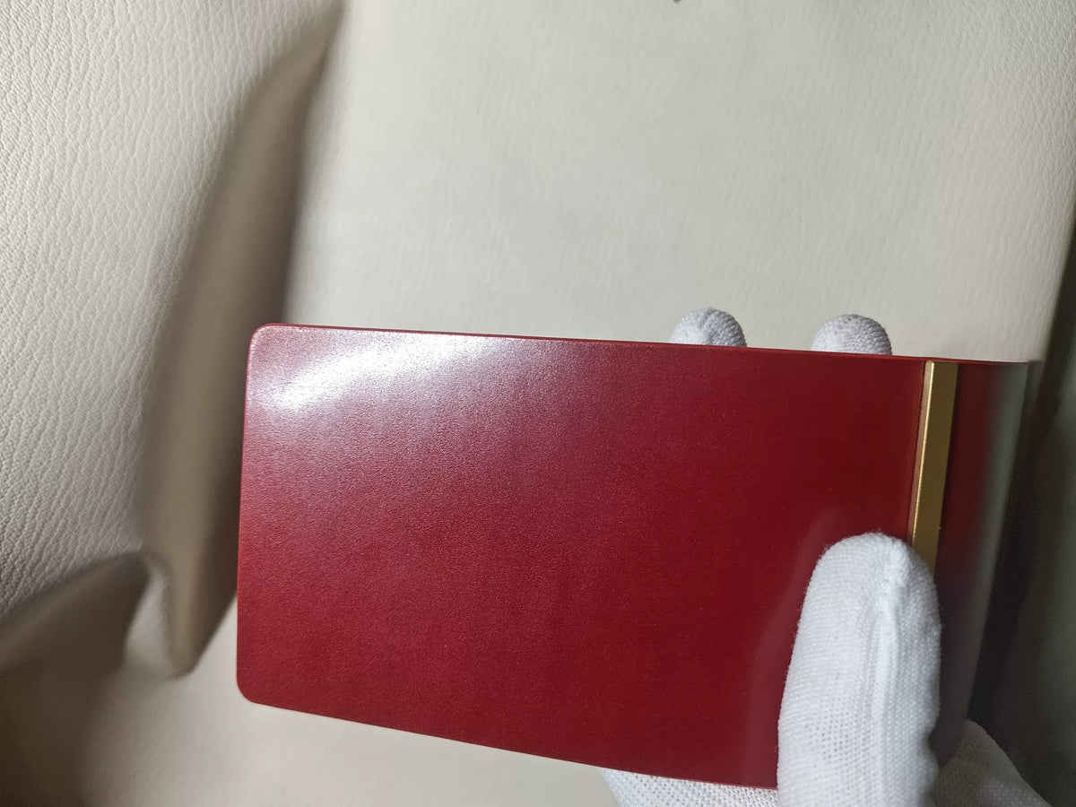 Copertina per Agenda ad Anelli in Pelle di Cavallo Rossa