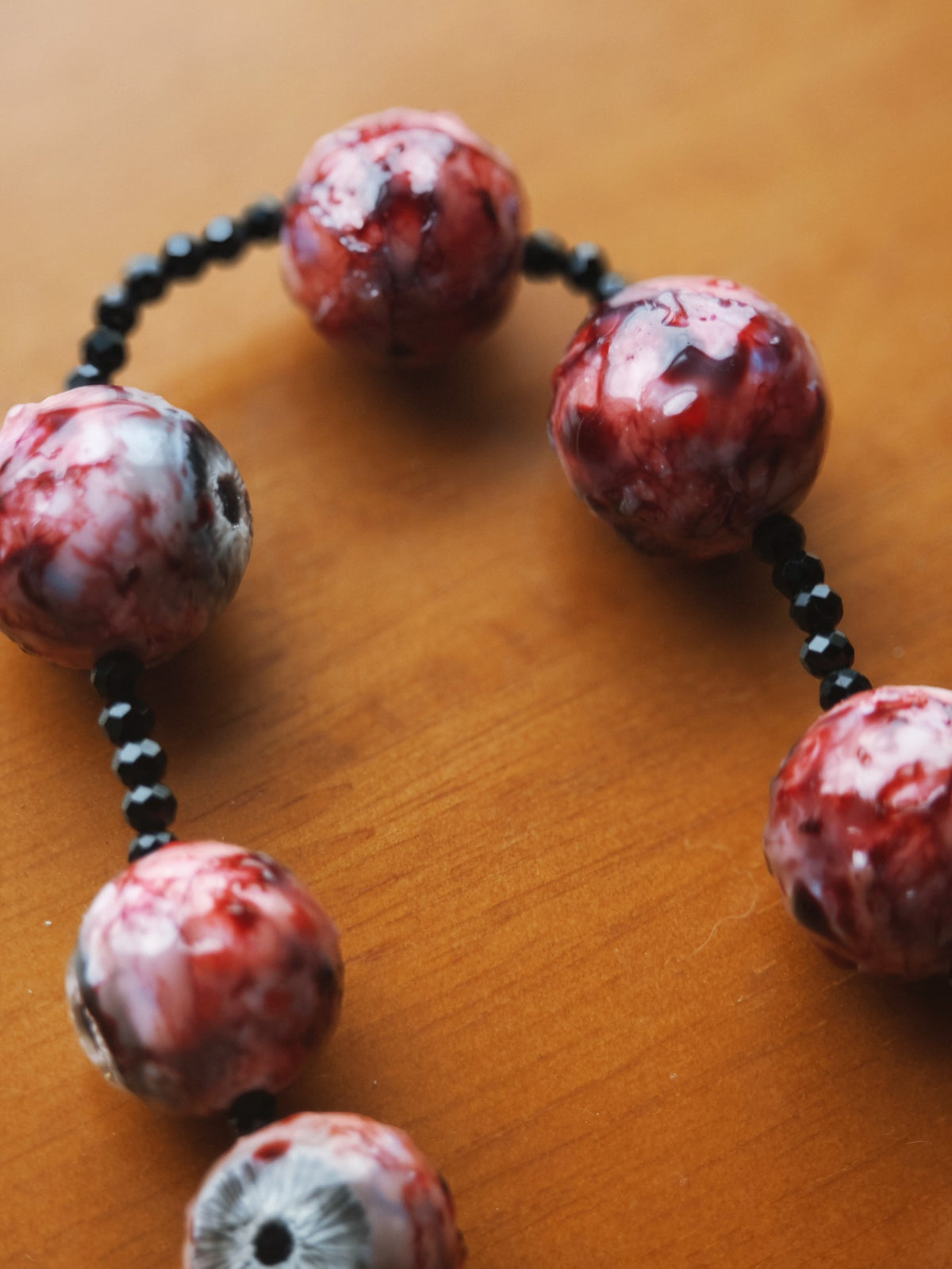 Cthulhu Eyeball Bead Bracelet Resin