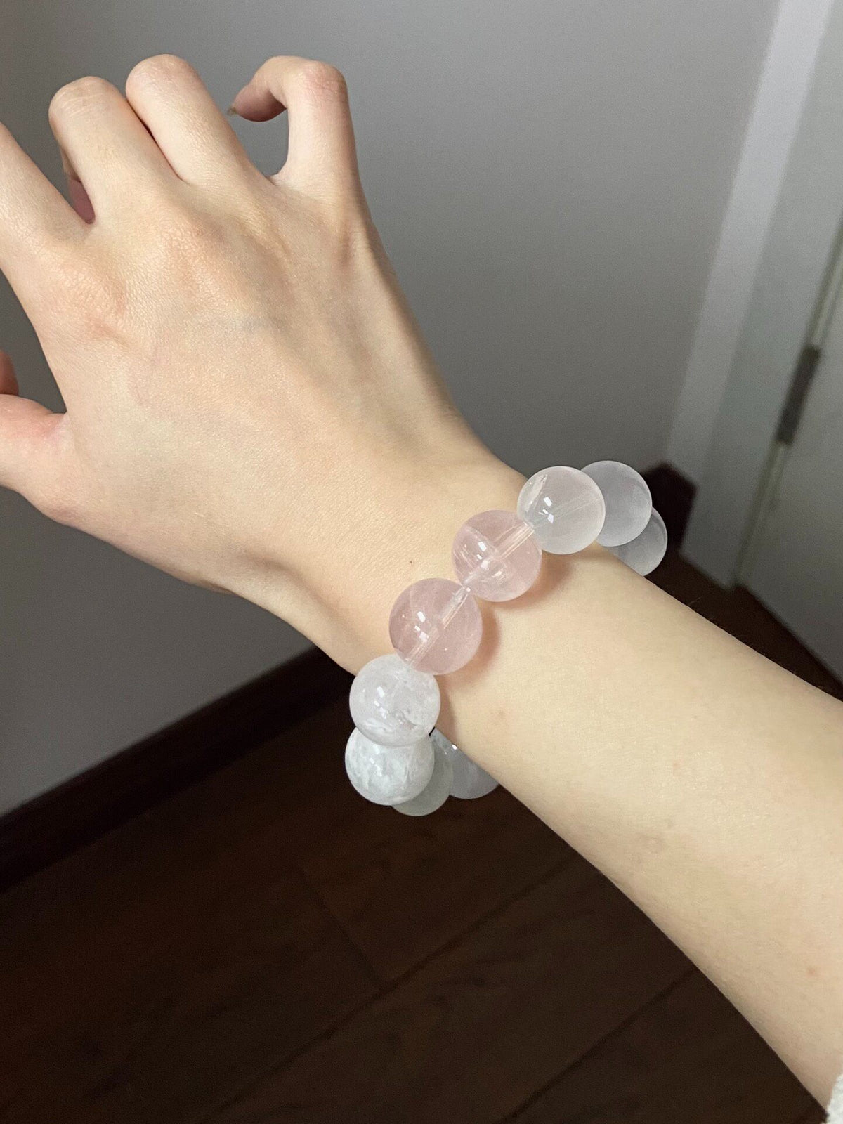 Rose Quartz Mixed Gemstone Beaded Bracelet