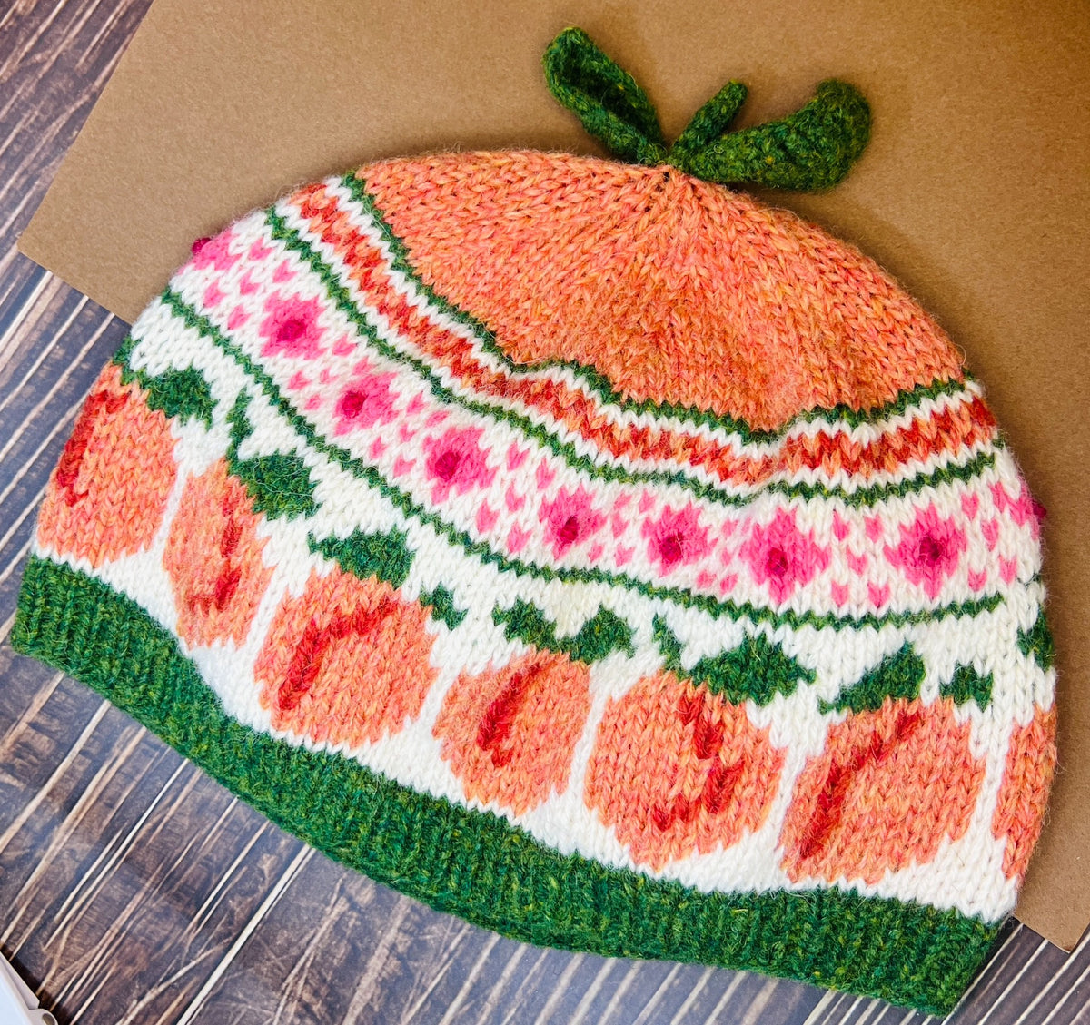 Shetland Jacquard Wool Beanie Hat
