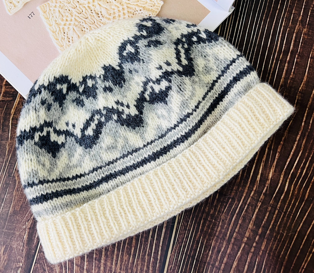 Shetland Fair Isle Jacquard Wool Hat