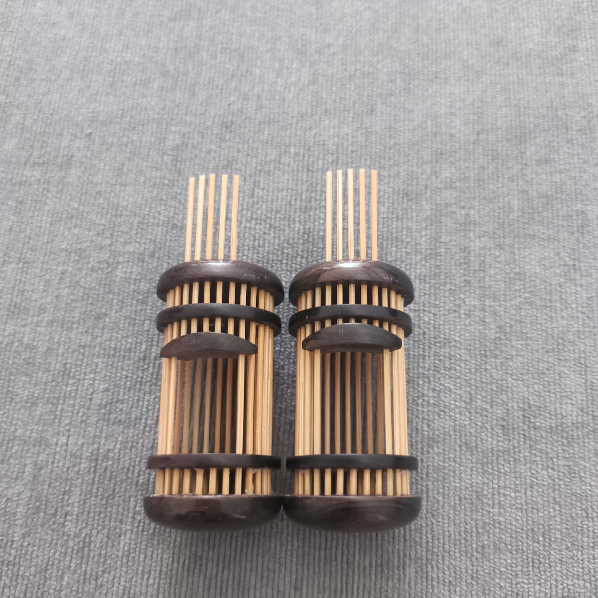 Miniature Ebony Cricket Cage Keychain Pendant