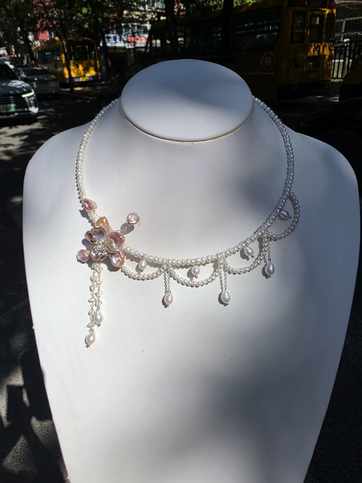Freshwater Pearl Choker Necklace