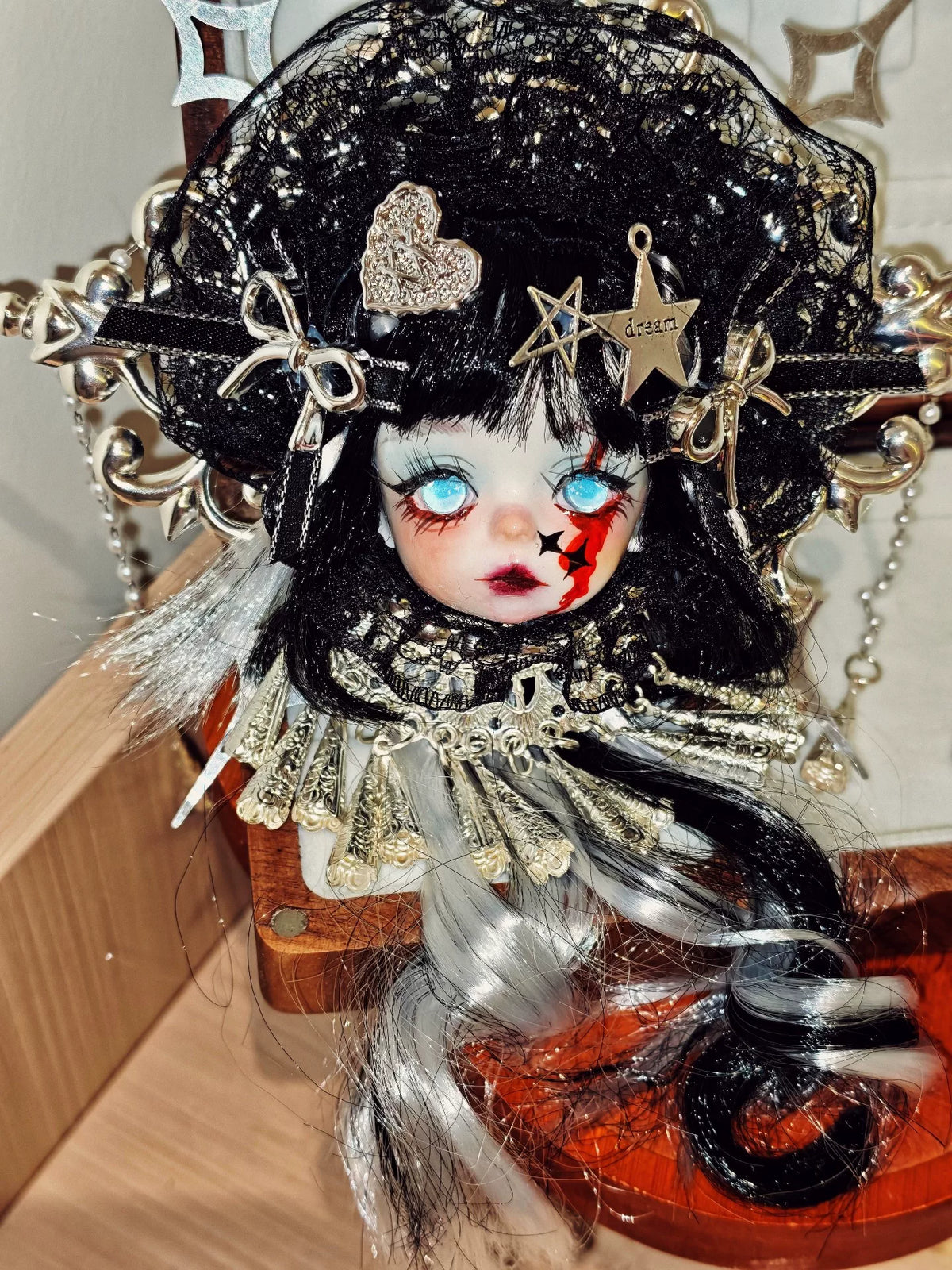 Dark Starry Night Gothic Lolita Doll Figure