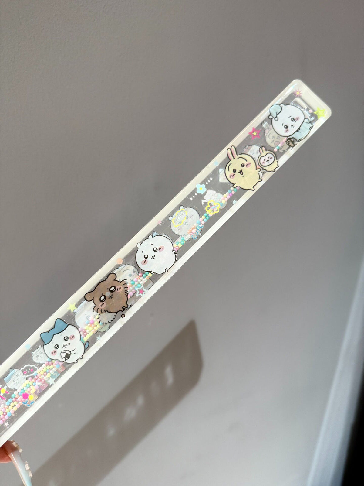 Double-Sided Quicksand Ruler with Cute Characters