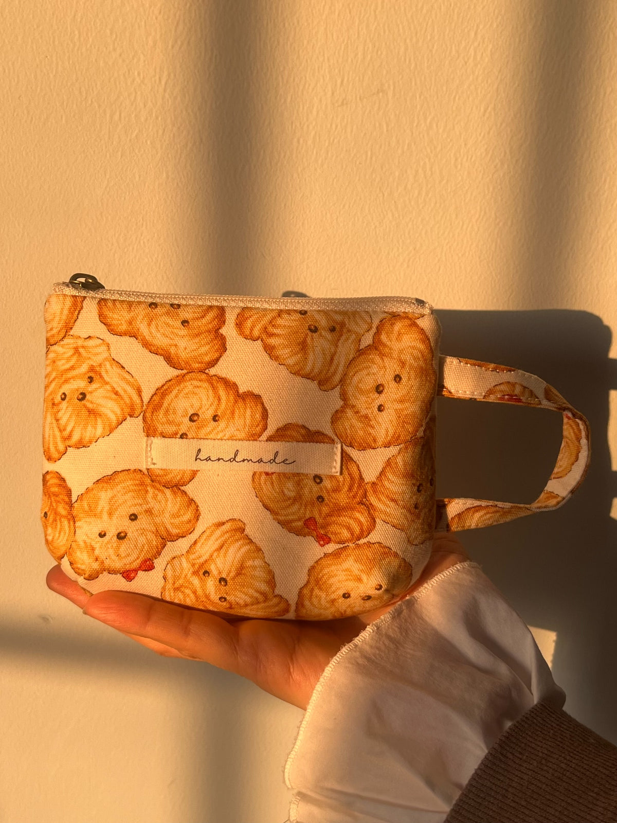 Handmade Japanese Style Bear Canvas Storage Pouch