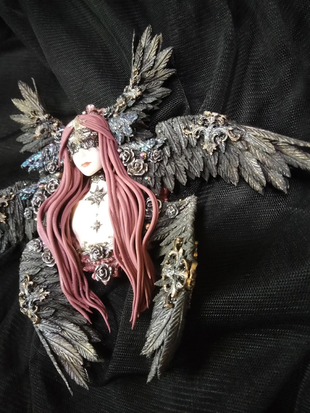 Clay Angel Figure Frame Magnet