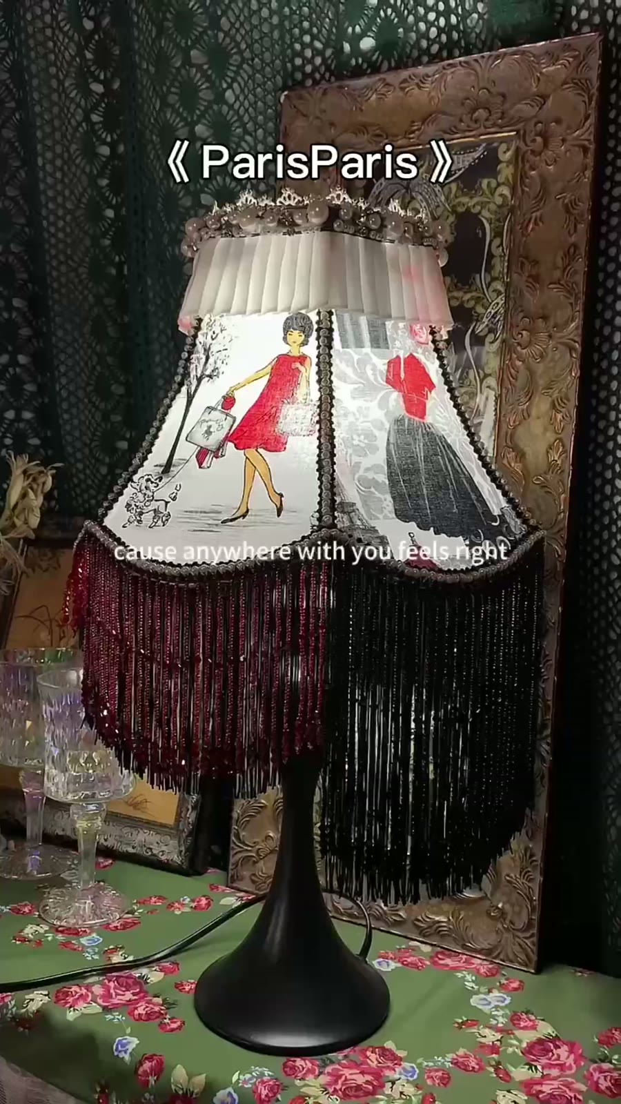 Eiffel Tower Parisian Table Lamp