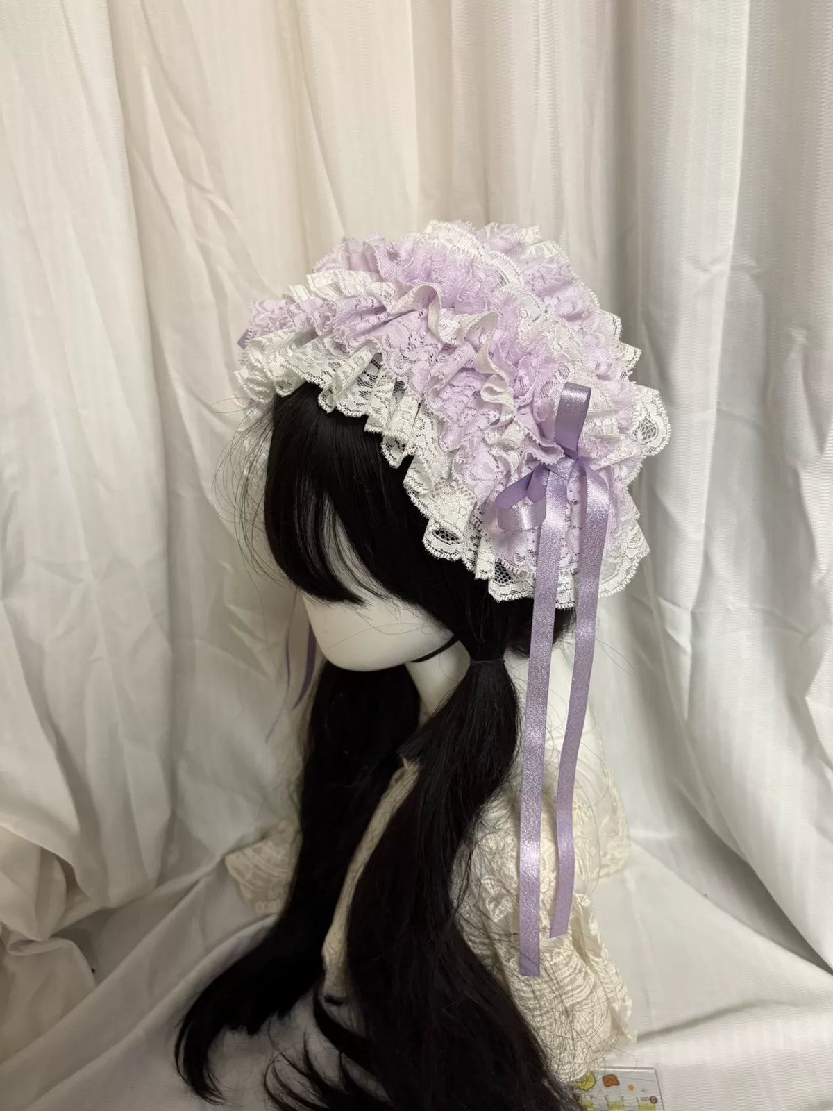 Handmade Lace Bonnet Lolita Victorian Headdress