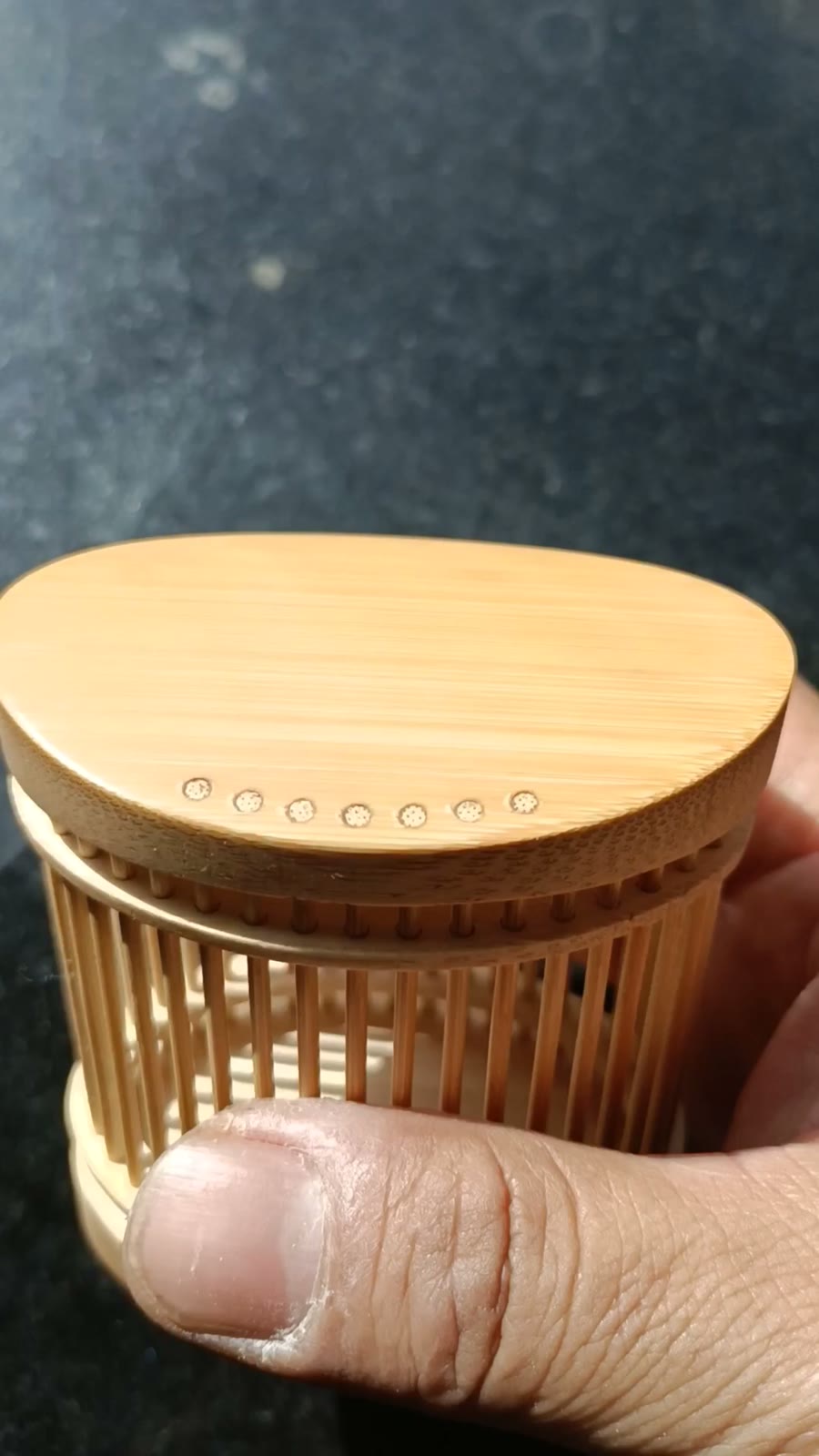 Large Oval Bamboo Katydid Cage