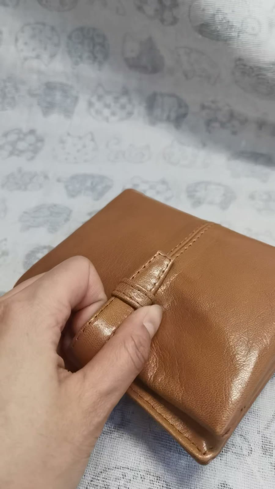 Copertina per Taccuino ad Anelli A7 in Pelle di Capra