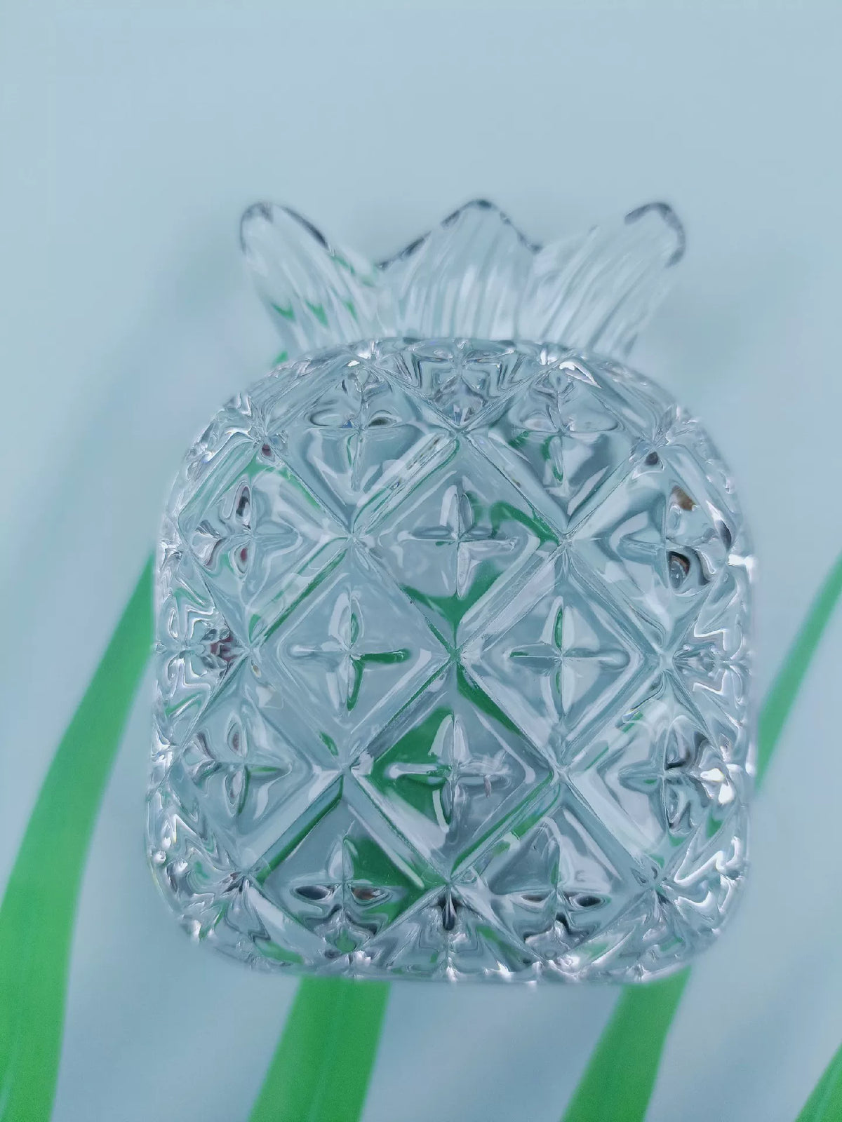 Clear Silicone Pineapple Mold Two Piece